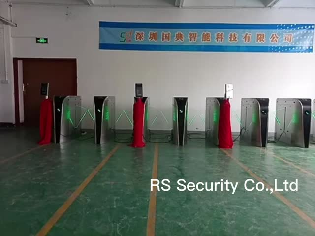 Residential Property Smart Card Flap Barriers Tourniquet Electrical Entrance Machine Subway Turnstile Factory Production