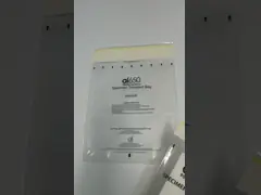 Пластиковые сумки образца биологической опасности лаборатории безопасности для перехода образца video