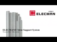 Окунутое горячее углерода M8 M10 стальное гальванизировало весь поток штангу 1/4 - 1 размер video