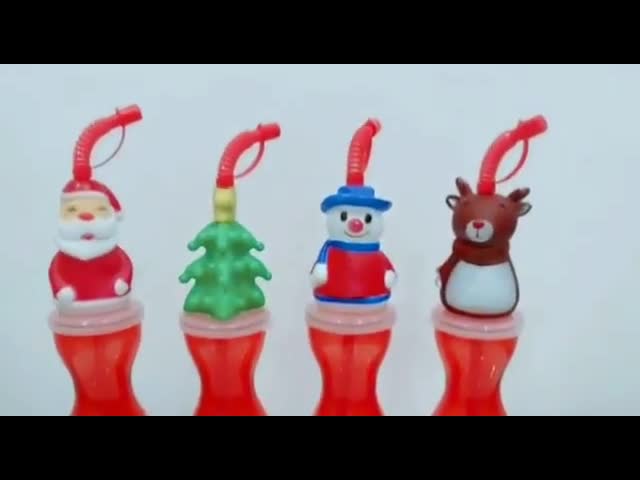 ODM Christmas Decoration Plastic Beverage Bottles Snowman AZO Free 17oz