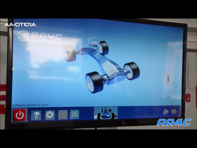 o feixe fixo da câmera do alinhador da roda 3D automatizou os equipamentos de quatro rodas da garagem das máquinas da reparação de automóveis da máquina do alinhamento