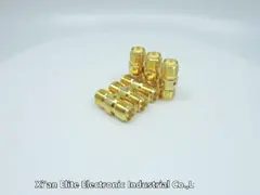 50 Ом Золотопокрытый SMA прямая женщина к женщине RF Коаксиальный адаптер video