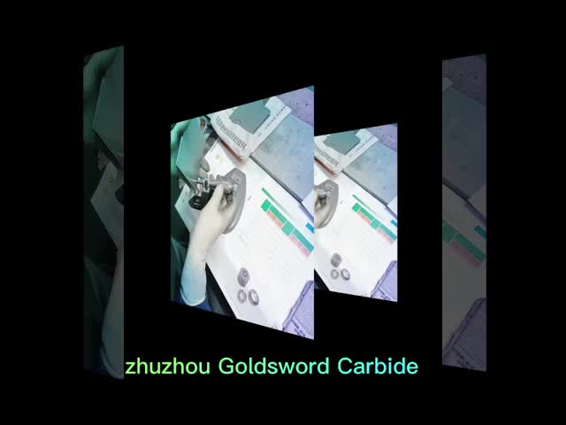 Лезвие карбида вольфрама финиша высокой точности изготовленное на заказ для резать пластиковую бумажную ткань видео