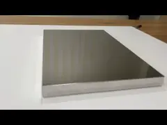 600x600mm Aluminum Metal Ceiling Non Perforation Aodnized Half Mirror Aluminum Hook On Panel