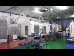 Машина КНК ОЭМ обслуживания педали гитары разделяет подвергать механической обработке токарного станка 5 осей video