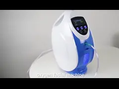 Машина подмолаживания терапией кислорода O2toderm портативная лицевая с куполом приведенным video