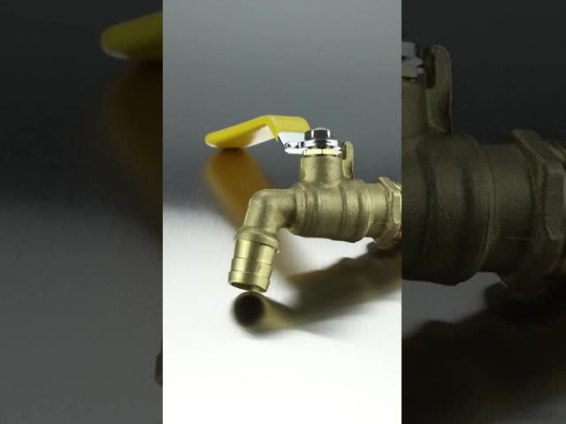 Латунная форсунка для горячей воды Локтевая форсунка Быстрый водопроводный кран Латунный шаровой кран видео