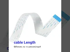 Окуните тип 80 кабель длины гибкий FFC штырей 50m плоский с терминальным соединителем video