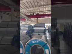 Холоднопрокатная гальванизированная стальная прокладка свертывает спиралью разрезанный EN 10130 краев DC01/немножко смазанное 10131 video