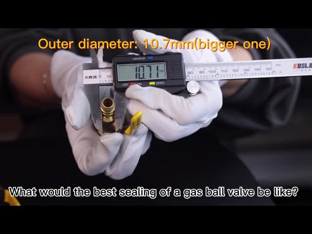 TMOK オス メス エンド ホース接続 BSP レバー 1/2 インチ 真鍮 ボール ガス バルブ