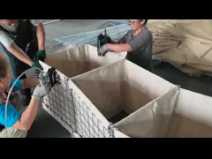 Uv Resistant Military Barriers Olive Green  Foldable Gabions