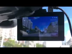 Широкоформатное камеры черточки Icatch 4K построенное в видеозаписывающем устройстве GPS автомобиля WiFi 360x640 video