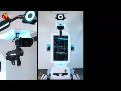 1 монетка игрового автомата оружия виртуальной реальности 9d машины всхода Vr игрока стоя работала video