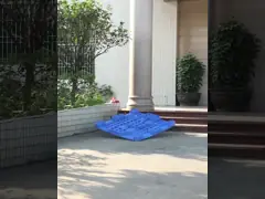 Размер 1200*1100*145мм стандартного Стакабле пластикового паллета сверхмощный video