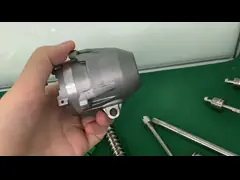 Изготовленные на заказ голубые анодированные алюминиевые подвергая механической обработке части Al6063 для частей мотоцикла video