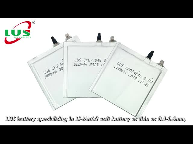 Батарея двуокиси марганца лития батареи Li Mno2 пакета CP144920 150mah 3v ультра тонкая мягкая видео