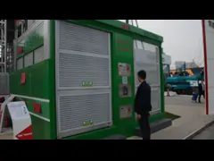 Auto Landing Dalam 63m / Min Konstruksi Lift Lift tahan karat