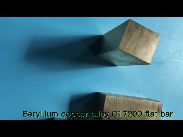 QBe2 Beryllium Copper Alloy C17200 Flat Bar Size 30x35x75mm