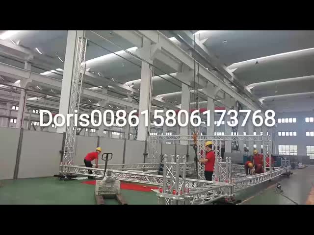 Decorative Lighting Aluminum Stage Truss For Fashion Show video