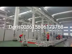 Decorative Lighting Aluminum Stage Truss For Fashion Show video