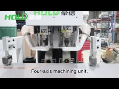 Деревянная машина расточкой CNC Lockhole двери для отверстия и калибровать шарнира video