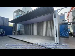 Prefab Expandable Shipping Container House Display Cabinet