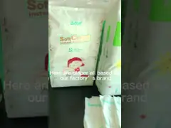 Ворсистые китайских устранимых пеленок младенца Newborn органические наградные video