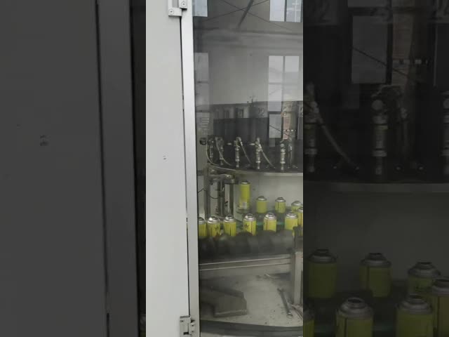 Lata de gás butano em lata de gás propano de folha de flandres sem vazamento 65 mm