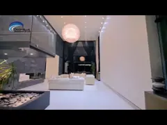 Зеленое модульное самонаводит/стальная полуфабрикат конструкция виллы с материалом изоляции в стандарте video