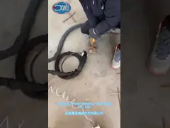 Saldatura di barre di acciaio (Soldadura von Stahlstangen mit Handschweiß)