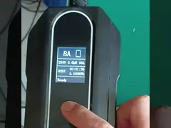 Заряжатель корабля экрана 3.5кВ ЛКД заряжателя АК ЭВ доказательства пыли портативный электронный video