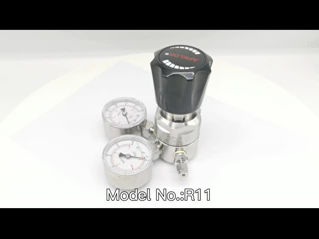 Регулятор давления из нержавеющей стали, азот, природный пропан, регулятор низкого давления видео
