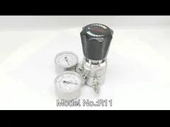 Регулятор давления из нержавеющей стали, азот, природный пропан, регулятор низкого давления video