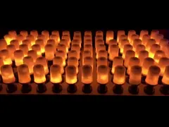 Сад режимов 265VAC ПК 4 привел электрическую лампочку влияния пламени электрических лампочек 1500K пламени video