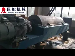 Центрифуга графинчика SS316L горизонтальная для очистки сточных вод бумажной фабрики video