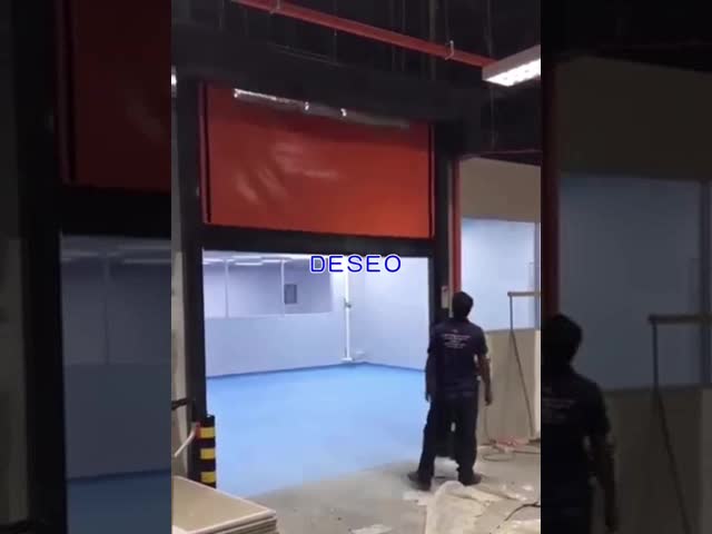 熱隔断付き 耐騒音 急速ロールドア 倉庫 迅速 修理 高速 ザイプ PVC ドア