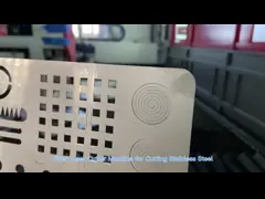 1300mmx900mmの高精度繊維レーザーの打抜き機のセリウム video