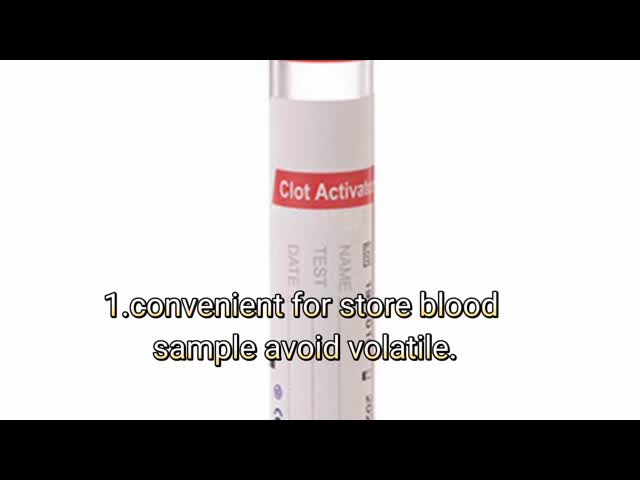 ЛЮБИМЕЦ Bd 3,8% литий-гепариновая трубка цитрата крови пробирки для сбора цельной крови видео