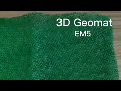 Гриль сетки дренажа 3D Geomat для дорог запруд video