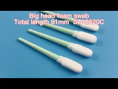 Пена круглой корпии головы губки свободная от вытирает тампоном ручку ТС706А применяется к чистой комнате video