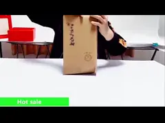 Гофрированная упаковка электроники кладет Recyclable SGS в коробку коробки складывая коробки video