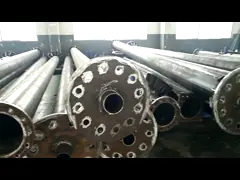 Гальванизированные Monopole радиосвязи возвышаются само- поддерживая антенна радиотелеграфа трубчатая Monopole video