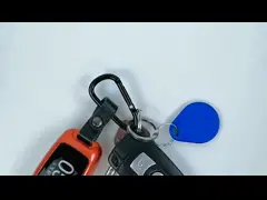 Универсальный беспроводной заряжатель, небольшой корпоративный подарок, портативный ключевой цепной переходник мобильного телефона можно повиснуть на рюкзаке video