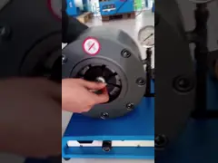how to use 20 hydraulic hose crimper | pressing machine operation?