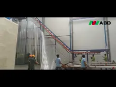 Gas Heating Powder Coating Production Line For Aluminium Profiles
