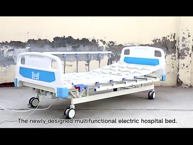Electric Remote Control Medical Hospital Patient Beds Rustproof Anti Slipping ODM hospital electric bed