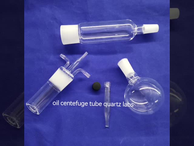 10 - 100ml Oil Centrifuge Glass Tube Quartz Fire Reaction Kettle For Laboratory