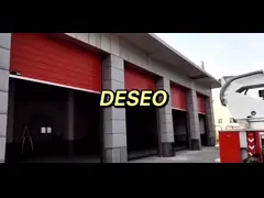 Высокоскоростные спиральные моторизованные двери с фотоэлектрическим датчиком скорость 0,8 м/с и 220 В / 50 Гц питание промышленный автоматический video