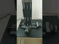 X Axis High Speed Motorised Linear Stage Black Anodized 50mm/Sec