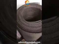 High Temperature Resistant Molybdenum Wire Mesh With Elecropolishing Bright Surface video